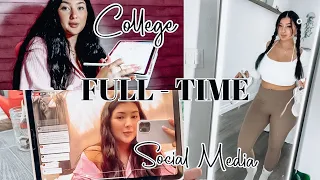 Day In The Life... As A Content Creator + Full Time Student