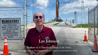 Les Johnson, author of A Traveler’s Guide to the Stars #universe #stars