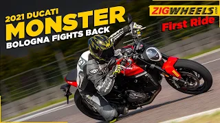 2021 Ducati Monster Review | The Monster Is Exciting Again | ZigWheels.com