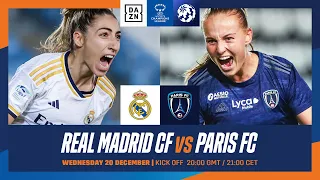 Real Madrid vs. Paris FC | UEFA Women's Champions League 2023-24 Matchday 4 Full Match