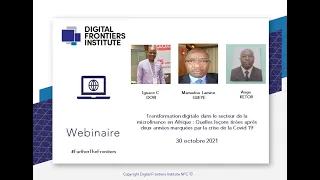 Webinaire: Transformation digitale dans le secteur de la microfinance en Afrique