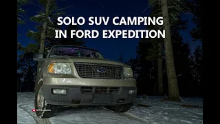 SOLO FORD EXPEDITION SUV CAMPING