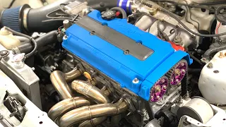 B20 vtec engine build for civic eg hatch and dyno v2