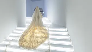 Artist Qatari Bride Transformed Her Wedding Into A Futuristic Gallery!
