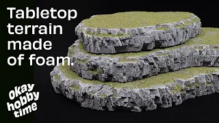 How to make wargaming terrain hills for Warhammer, D&D, and more!