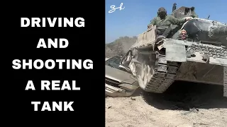 Driving And Shooting A Real Tank