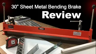 Ironton 30" Sheet Metal Bending Brake from Northern Tool + Equipment. Full Review!