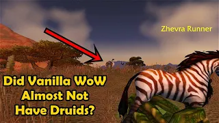 Did Vanilla WoW Almost Not Have Druids? (Warcraft Mini Facts)