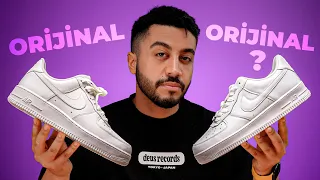 ORİJİNAL DİYE SATILAN AYAKKABIYI ORİJİNALİ İLE KIYASLADIM !! - Nike Air Force 1 '07