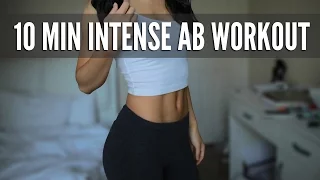 10 Min Intense Ab Workout: Flat Stomach Exercises