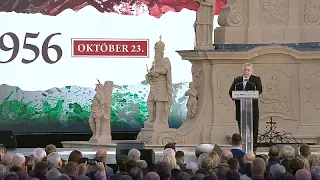 Viktor Orbán compared EU membership to Soviet occupation in uprising anniversary speech