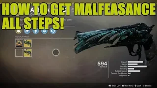 DESTINY 2 FORSAKEN: HOW TO GET MALFEASANCE! ALL STEPS!