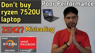 AMD RYZEN 7520U cpu is deceptive | Hindi