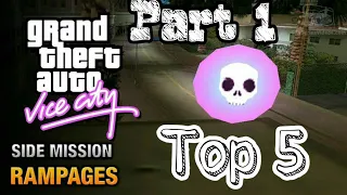 GTA Vice City: Top 5 rampage mission.||rampage mission.||rampage||Part-1.