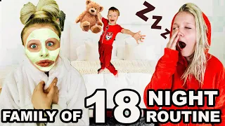 MOM of 16 KiDS NIGHT TIME ROUTINE  || 2020 GIVEAWAY! Large family Bedtime Routine!!