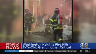 Child Killed In Washington Heights Fire