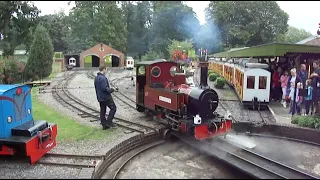 Longleat Safari Park Railway Jungle Express Narrow Gauge Steam & Diesel Trains, August 2011