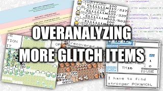 Pokémon Yellow - glitch items: the detailed analysis