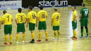 Ilves FS-JB Gentofte 2-4 (1-2) Goal Highlights UEFA Futsal Cup Tampere Finland 28.8.2013