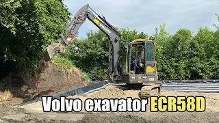 Volvo excavator ECR58D