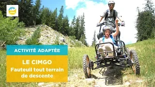 Activité adaptée handicap | Le Cimgo (fauteuil tout terrain de descente)
