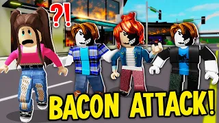 We Survived a BACON HAIR APOCALYPSE in ROBLOX BROOKHAVEN RP!