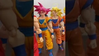 DRAGON BALL S.H.FIGUARTS SON GOKU TRANSFORM IN SUPER'S WORLD #Shorts