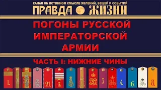 Чины и Погоны Русской Императорской Армии  Часть I  Нижние Чины