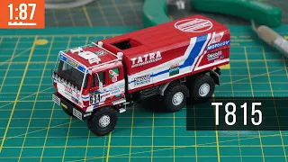 Почему так сложно? Сборка Tatra T815 6x6 из смолы в масштабе 1:87 (H0)