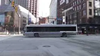 Buses at Public Square- Cleveland