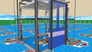 Skyscrapersim , The PawPatrol Tower 248 floor´s with Glass doors and DT1 Sounds