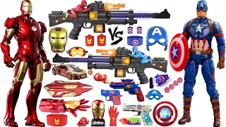 Iron Man vs. Captain America spider-man action figures spider-man spider-man movie spiderman toys