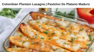 Cook with me | Plantain Lasagna | Pastelon De Platano Maduro