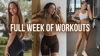 FULL WEEK OF WORKOUTS - meine Trainingsroutine! // annrahel