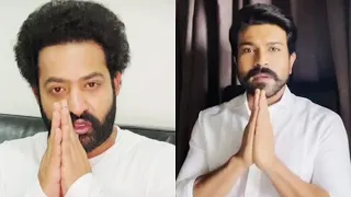 Ram Charan and Jr NTR Requests All To Wear Mask | RRR | MS entertainments