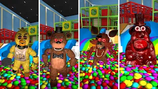 MEGA Everyone playing hide and seek in daycare Five Nights at Freddy's Security Breach !