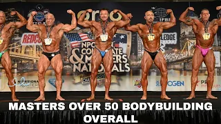 Over 50 Bodybuilding Overall Comparison 2023 Masters NPC Nationals