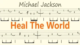 Heal The World / Michael Jackson / Guitar Solo Tab+BackingTrack
