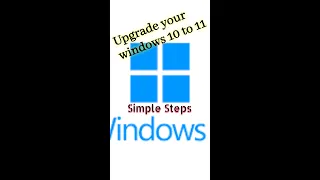 Upgrade your windows 10 to Windows 11 in simple steps #YouTubeShorts #shorts  #TheDushyantGautam