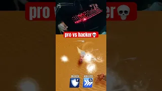 Pro Vs Hacker 💀 #roblox #bladeball