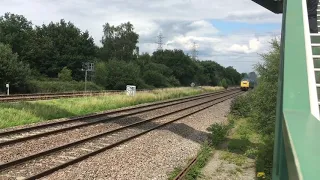 Heratige Convoy 40145 and 37190 0Z44 Barrow Hill LIP to Kidderminster SVR at North Staffs Jn 21/7/20