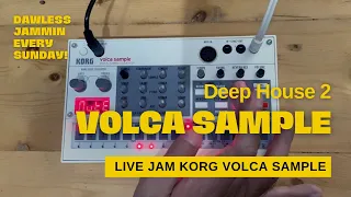 Korg Volca Sample Deep House Live Jam  2