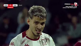 CFR Cluj - Rapid. Rrahmani RATEAZĂ o lovitură de la 11 metri! Sava, paradă spectaculoasă