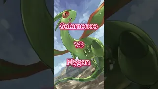 Salamence vs Flygon // Who is Better? // Pokémon Battle #pokemon #shorts #anime #videogames