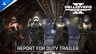 Helldivers 2 - Report for Duty Trailer | PS5 & PC Games