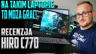 Na takim laptopie to można grać! Hiro C770 recenzja! - #TechTEST 37