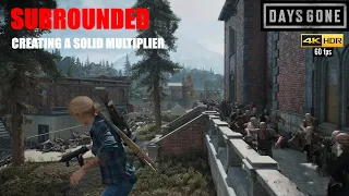 Days Gone PS5 4K 60fps - SURROUNDED - How To Create A SOLID Multiplier