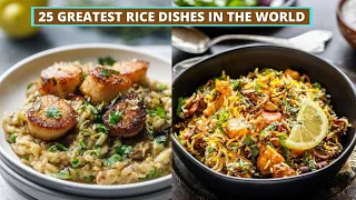 25 Greatest Rice Dishes in the World | American Fried Rice, Risotto, Arroz de Lisa, Sushi and more