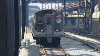 GTA 5 - MTA NYC Subway R179 subway car showcase