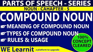 COMPOUND NOUN | compound nouns its kinds |